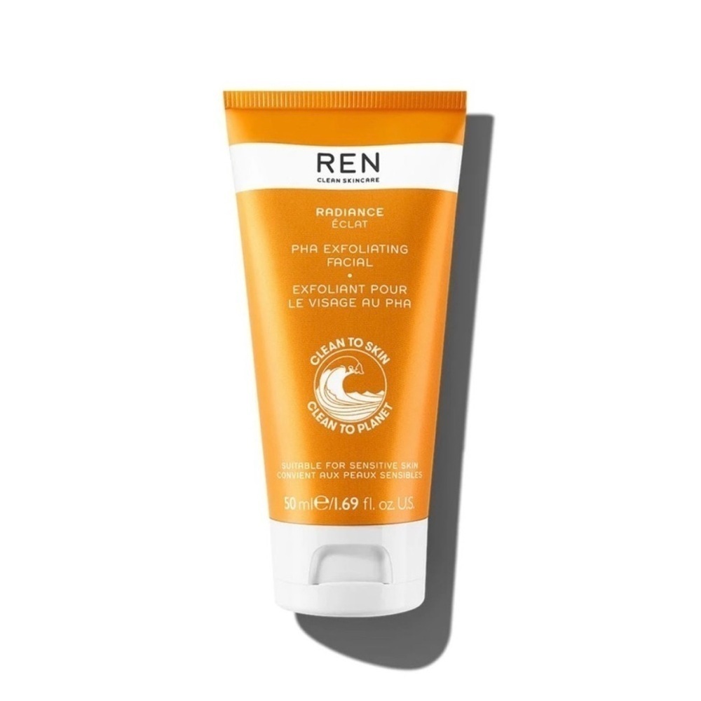 Ren Skincare radiance PHA exfoliating facial